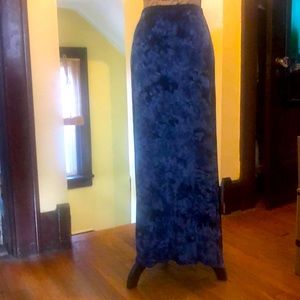Women’s Tie Dye Maxi Skirt